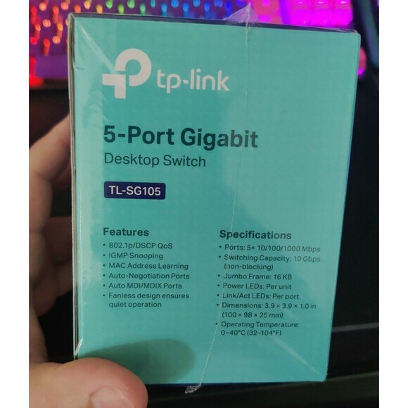 TP-Link 5- Port Ethernet Expansion Hub, Windows 10/11 - Picture 5 of 11